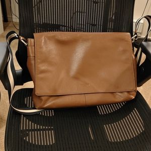 Coach Brown Leather Messenger Bag